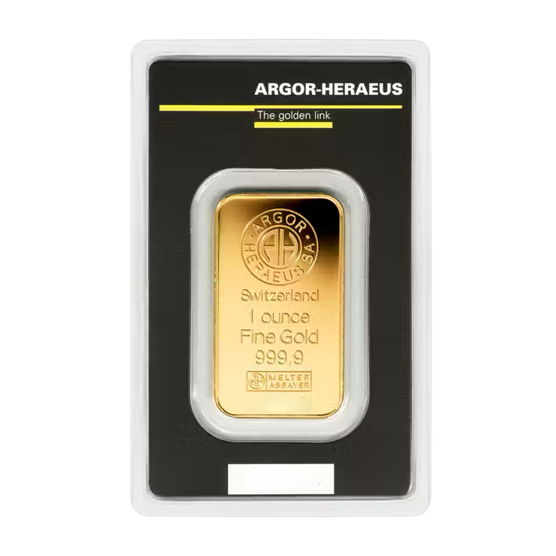 1 Oz Argor Heraus fine gold
