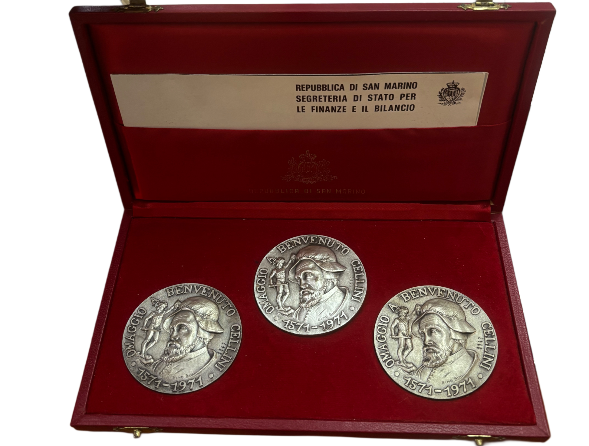 collection SAN MARINO 1971 - Silver medals