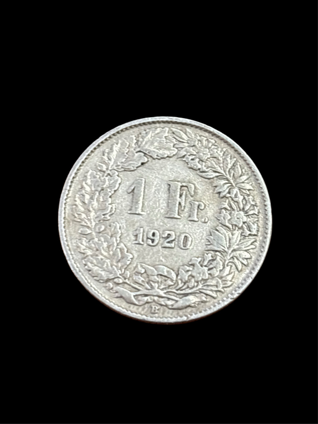 1 Fr. SILVER COIN 1920 - SWITZERLAND