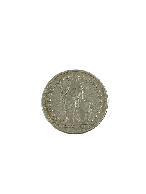 1 Fr SILVER COIN 1910 - SWITZERLAND