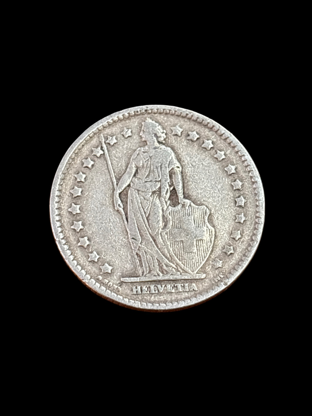 1 Fr. SILVER COIN 1920 - SWITZERLAND